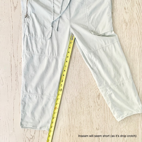 ARITZIA | WILFRED FREE 'VALLETTA OVERALLS' DRAPEY WASHED TWILL CINCH TIE WAIST - Picture 8 of 11